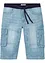 Bermuda long en jean, Loose Fit, bonprix