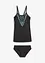 Long Tankini (2-tlg.Set) aus recyceltem Polyamid, bpc bonprix collection