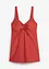 Long Tankini Oberteil mit Prothesentasche aus recyceltem Polyamid, bonprix