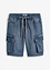 Long Jeans-Shorts mit Cargotaschen, Regular Fit, John Baner JEANSWEAR