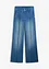 Wide-Leg-Jeans Mid Waist, bonprix