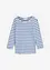 Rippshirt mit Wellenkante, 3/4-Ärmel, bonprix