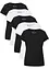 Lot de 5 T-shirts col rond, bonprix