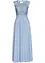 Robe longue avec empiècement dentelle, bonprix