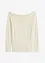 Off-Shoulder-Ripp-Pullover, bonprix