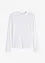 Geripptes Langarmshirt aus reiner Baumwolle, bonprix