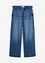 Wide Leg Jeans Mid Waist, Stretch, bonprix