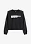 Sweat-shirt court avec inscription, bonprix