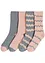 Lot de 4 paires de chaussettes douillettes, bonprix