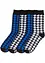 Thermo Socken mit weichem Innenfrottee mit Bio-Baumwolle (4er Pack), bonprix