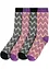 Socken mit Strickmuster mit Bio-Baumwolle (4er Pack), bonprix