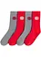 Lot de 4 paires de chaussettes thermiques à motif norvégien, bonprix