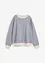 Sweat-shirt oversize, rayé, bonprix