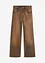 Jean Wide Leg, taille haute, délavage vintage, bonprix