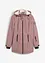 wasserdichte Funktions-Outdoor-Longjacke mit Teddyfleece, bonprix