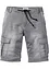 Bermuda en molleton aspect jean, Regular, bonprix