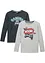 Langarmshirt mit Bio-Baumwolle (2er-Pack), bonprix