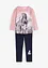 Mädchen Langarmshirt + Leggings (2-tlg.Set), bonprix