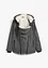 Kuschelige 3-in-1 Umstandsjacke und Tragejacke, bonprix