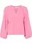 Blouse oversize en gaze de coton, bonprix