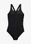 Maillot 1 pièce sculptant, maintien léger, bonprix