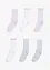 Lot de 6 paires de chaussettes de tennis en coton majoritaire, bonprix