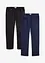 Regular Fit Schlupfhose aus reiner Baumwolle, Straight (2er Pack), bonprix