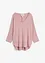 Shirt mit 3/4 Arm aus Viskose-Elasthan-Mix, bonprix