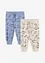 Baby Shirthose aus Bio Baumwolle (2er Pack), bonprix