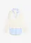 Pull en fine maille empiècement chemisier, bonprix