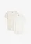 Lot de 2 T-shirts 100% coton, bonprix