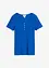 T-shirt col Henley, 100% coton, bonprix