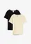 Rippshirt mit reiner Bio-Baumwolle (2er Pack), bonprix