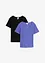 Rippshirt mit reiner Bio-Baumwolle (2er Pack), bonprix