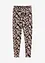 Pantalon taille haute en jersey de viscose à ceinture smockée, bonprix