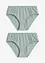 Maxislip mit zarter Spitze (2er Pack), bonprix