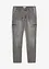 Regular Fit Cargo-Stretch-Jeans, Straight, bonprix