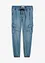Jean jogger droit avec poches cargo, Regular, bonprix