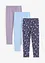 Lot de 3 leggings, bonprix