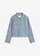 Veste en jean rayée, raccourcie, bonprix