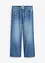 Straight-Jeans Mid Waist, Bequembund Low Stretch cropped, bonprix