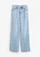 Jean large taille haute, peu extensible, bonprix