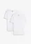 Lot de 2 T-shirts 100% coton, slim, bonprix