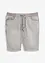 Bermuda en jean à taille élastiquée, Regular, bonprix
