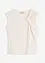 T-shirt en coton extensible avec détail twisté, bonprix