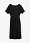 Robe midi avec ceinture et manches à finitions élastiquées, bonprix