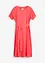 Robe midi avec ceinture et manches à finitions élastiquées, bonprix