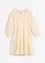 Robe courte patineuse avec ceinture à nouer et manches 3/4 amples, bonprix