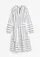 Robe midi rayée, 100% coton, bonprix