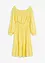 Robe à col Bardot en viscose texturée, bonprix